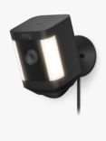 Ring Spotlight Cam Plus Plug-In Smart Security Camera with Built-in Wi-Fi & Siren Alarm, Black