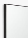 John Lewis Scandi Metal Frame Rectangular Hall Mirror, 122 x 46cm