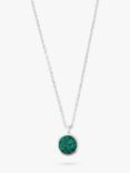 Orelia Swarovski Emerald Ditsy Necklace