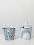 Laura Ashley Blueprint Milk Jug & Sugar Bowl Set, Blue/White