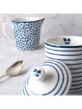 Laura Ashley Blueprint Milk Jug & Sugar Bowl Set, Blue/White