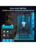 Philips Hue White & Colour Ambiance Wireless Lighting LED Colour Changing Light Bulb with Bluetooth, 6.5W E27, Pack of 3
