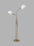 Pure White Lines Milano Double Arm Floor Lamp, White