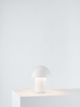 John Lewis Mushroom Rechargeable Dimmable Table Lamp, White