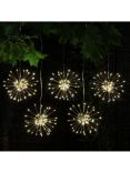 NOMA 5 Hanging Firework Outdoor String Light, Warm White