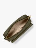 Michael Kors Parker Leather Cross Body Bag, Amazon Green