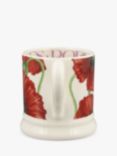 Emma Bridgewater Flowers Red Poppies Half Pint Mug, 300ml, Red/Multi