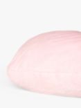 John Lewis Kids' Faux Fur Heart Cushion, Pale Pink