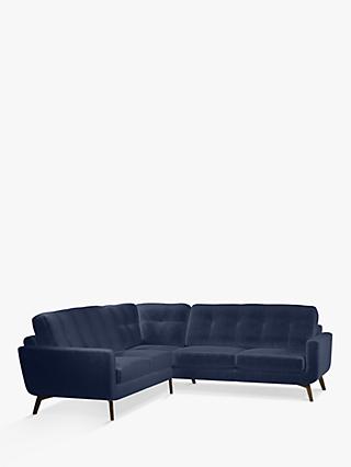 John Lewis Barbican 5+ Seater Corner Sofa, Dark Leg