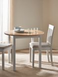 John Lewis ANYDAY Wilton 4 Seater Round Dining Table, Linen