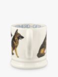 Emma Bridgewater Dogs German Shepherd Half Pint Mug, 300ml, Brown/Multi
