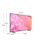 Samsung QE50Q65C (2023) QLED HDR 4K Ultra HD Smart TV, 50 inch with TVPlus, Black