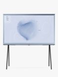 Samsung The Serif (2023) QLED HDR 4K Ultra HD Smart TV, 43 inch with TVPlus & Bouroullec Brothers Design, Cotton Blue