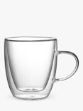 Bialetti Capri Double Walled Coffee Glasses, Set of 2, 350ml, Clear