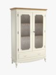 Laura Ashley Provencale 2 Door 1 Drawer Armoire, Ivory