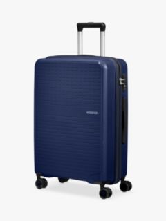 American Tourister Summer Hit 4-Wheel 66cm Medium Suitcase, Navy