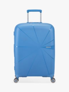 American Tourister Starvibe 4-Wheel 67cm Expandable Medium Suitcase, Tranquil Blue