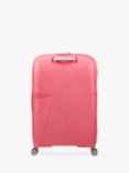 American Tourister Starvibe 77cm Expandable 4-Wheel Large Suitcase, Sunkissed Coral