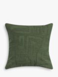 John Lewis Totemic Cushion, Green
