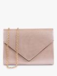 Paradox London Darcy Envelope Clutch Bag, Nude