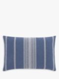 John Lewis Explore Stripe Cushion, Blue