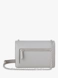 Mulberry Small Darley Small Classic Grain Leather Clutch Bag, Pale Grey
