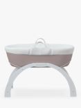 Shnuggle Dreami Moses Basket, Stand and Fitted Sheets Bundle, Taupe