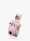 Fujifilm Instax Mini 12 Instant Camera with Built-In Flash & Hand Strap, Blossom Pink
