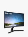 Samsung CR50 Full HD Curved 27" Monitor, Black