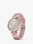 Garmin Lily Sport Edition Smart Fitness Watch with Silicone Band, Dust Rose