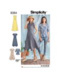Simplicity Misses' Shirt Dress Sewing Pattern, S8384