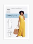 Simplicity Misses' Slip-On Dress Sewing Pattern, S8912