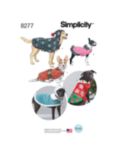 Simplicity Dog Coats and Hats Sewing Pattern, S8277A