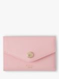 Mulberry Folded Multi-Card Micro Classic Grain Leather Wallet, Powder Rose