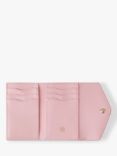 Mulberry Folded Multi-Card Micro Classic Grain Leather Wallet, Powder Rose