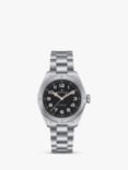 Hamilton H70315130 Unisex Khaki Field Expedition Automatic Bracelet Strap Watch, Silver/Black