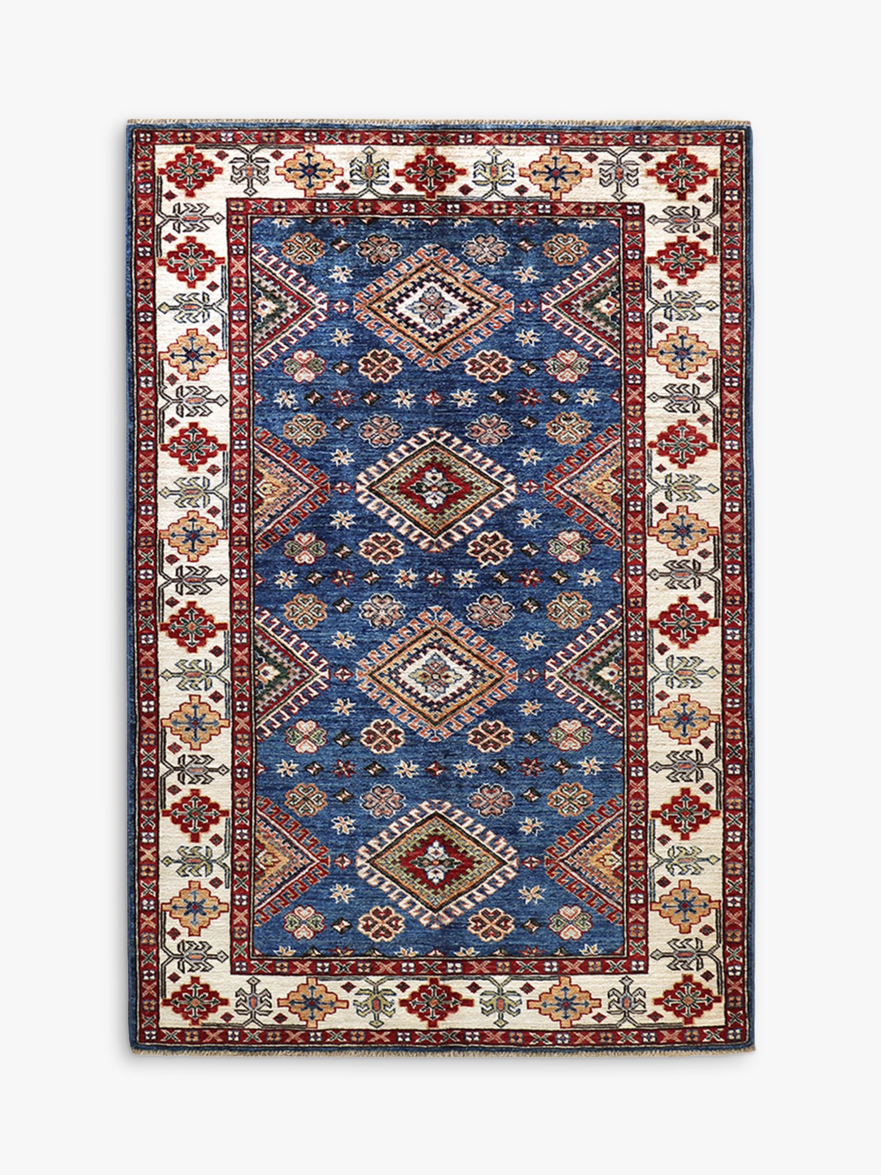 Gooch Oriental Supreme Kazak Rug, Blue, L235 x W171 cm