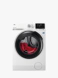 AEG 7000 LWR7185M4B Freestanding Washer Dryer 8/5kg Load, 1400rpm Spin, White