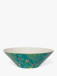 Sara Miller Fine China Birds Salad Bowl, 25cm, Green