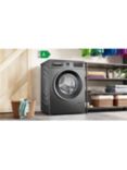 Bosch Series 6 WGG244FRGB Freestanding Washing Machine, 9kg Load, 1400rpm Spin, Graphite