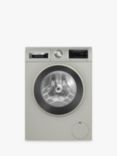 Bosch Series 6 WGG245S2GB Freestanding Washing Machine, 10kg Load, 1400rpm Spin, Silver Inox