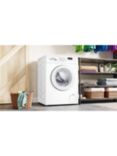 Bosch Series 2 WAJ28001GB Freestanding Washing Machine, 7kg Load, 1400rpm Spin, White