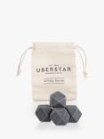 Uberstar Hex Whisky Stones, Set of 4