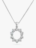 Milton & Humble Jewellery Second Hand 18ct White Gold Diamond Pendant Necklace