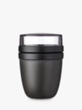 Mepal Ellipse Leak-Proof Lunch Pot, 700ml, Nordic Black
