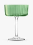 LSA International Gems Cocktail Glass Saucers, Set of 4, 230ml, Jade