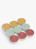 John Lewis Sentiments Joy, Energy & Love Scented Tealights, Pack of 9