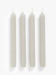 John Lewis Sentiments Calm Unscented Dinner Candles, Pack of 4