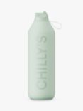 Chilly's Series 2 Flip Insulated Stainless Steel Drinks Bottle, 1L, Lichen Green