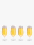 Dartington Crystal Entertain Beer Glass, Set of 4, 380ml, Clear